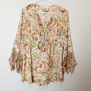 Diane Von Furstenberg Citarella Silk Ruffle Blouse